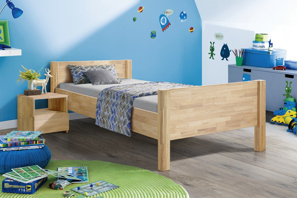 Кровать из массива дуба Ланс