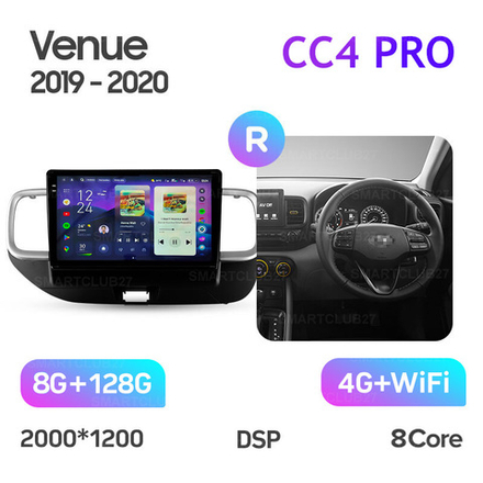 Teyes CC4 Pro 9" для Hyundai Venue 2019-2020