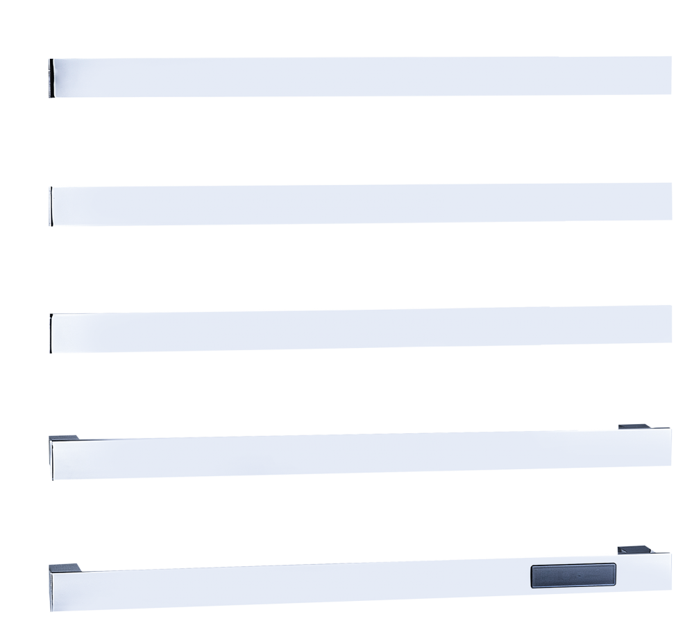 Встроенный ЭЛ. П-сушител на 5 полки (ХРОМ,квадрат)  ViEiR (3/1шт)