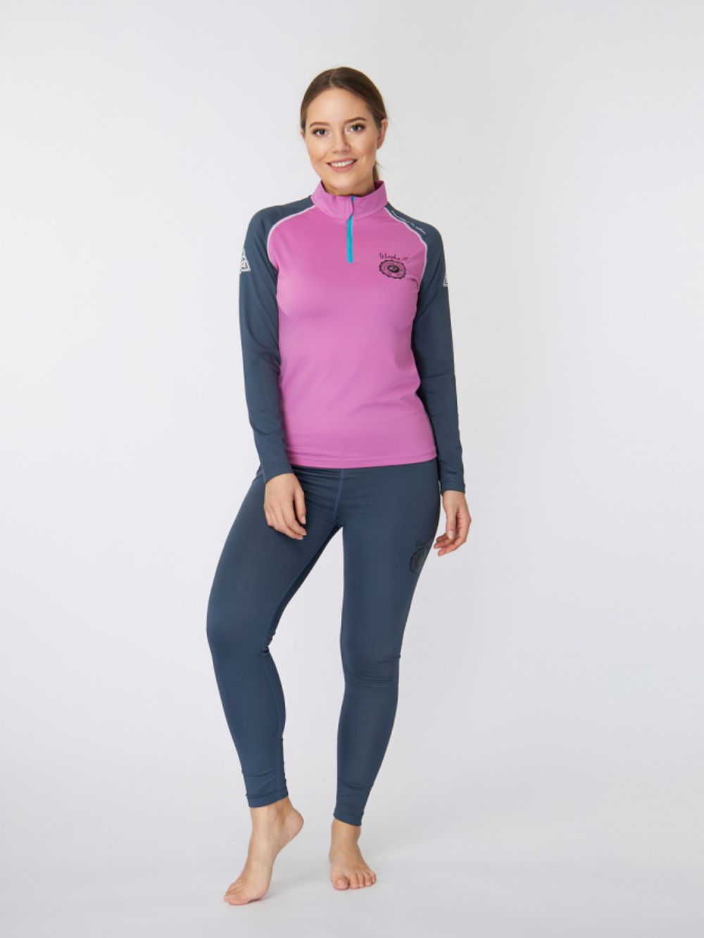 Термобелье  Alaskan Lady  Guide  M  роз/сер комплект