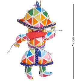 RK-803/2 Кукла подвесная «Арлекин в треуголке»