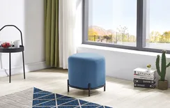 Пуф Midnight 40 см синий