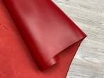 Jasper Red Carmine (1,2-1,4 мм), цв. Красный, натуральная кожа