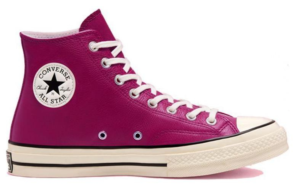 Converse Seasonal Color Leather Chuck 1970s "Rose Red White"