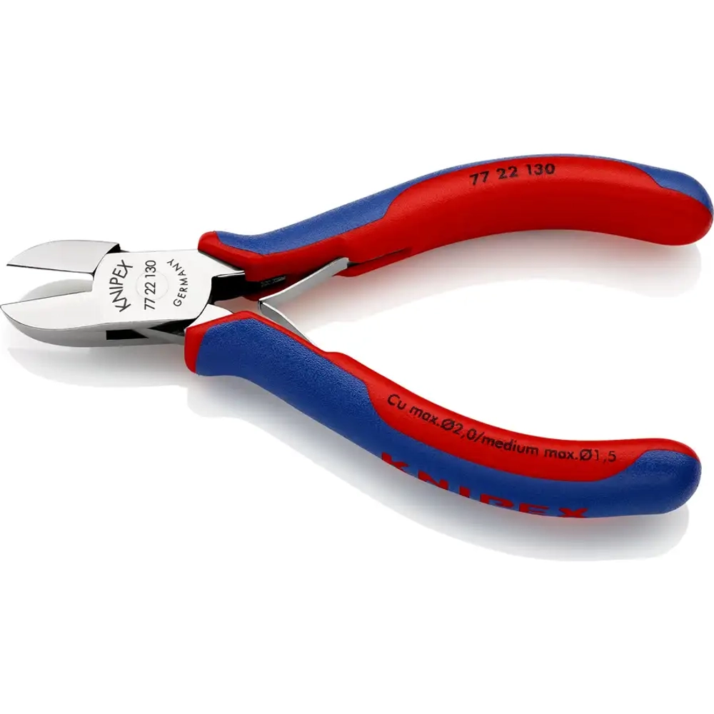 Кусачки боковые для электроники 130 мм Knipex 77 22 130