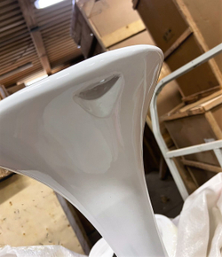 Стол обеденный белый Tulip Marble