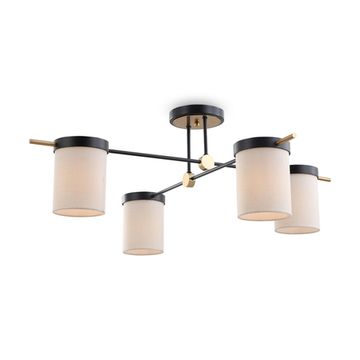 Потолочный светильник 4*E14 FR5377CL-04B черный/бежевый Bogy Modern Freya