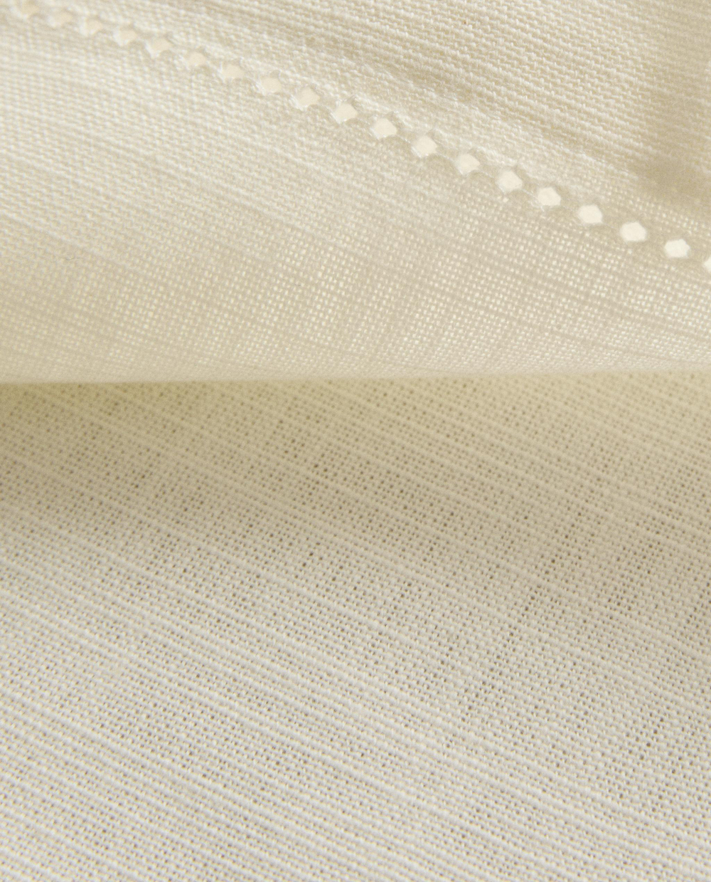 Zara Home столовая салфетка из хлопка, ажурная отделка, 45 45 см