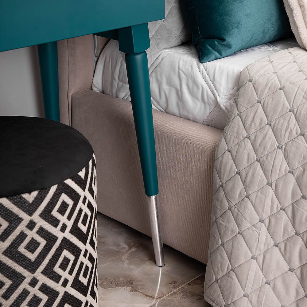 Консоль Арт Колор matte Стайл Сильвер Зеленый бирюзовый матовый