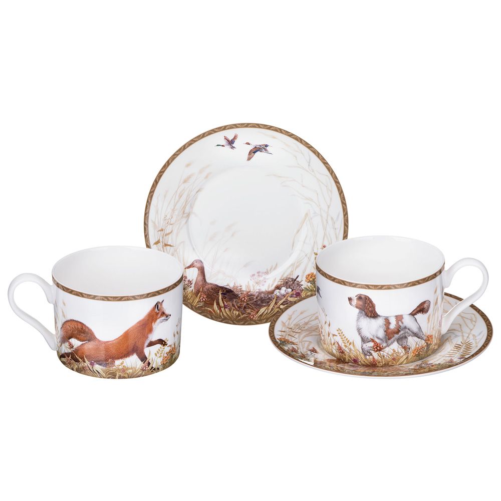 ЧАЙНЫЙ НАБОР LEFARD "ОХОТА" НА 2 ПЕР. 4 ПР. 300 МЛ (КОР=24НАБ.)