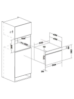 Встраиваемая микроволновая печь Korting KMI 830 GBXGR