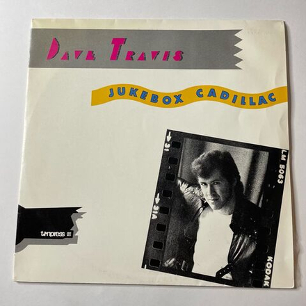 Винтажная виниловая пластинка LP Dave Travis Jukebox Cadillac (Польша 1991)