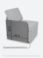 Подлокотник правый для кресла-кровати Миник, 1 шт (под правую руку)