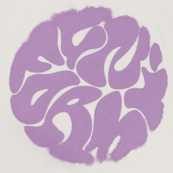 Футболка UNIFORM Heavy Bubble Blur молочный/сиреневый