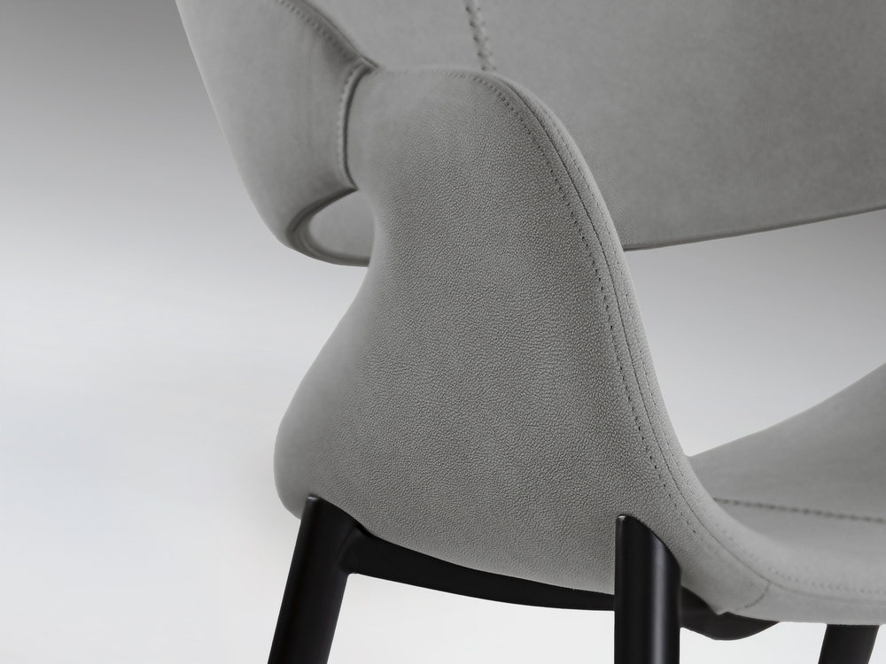 Giro Стул обеденный светло-серый