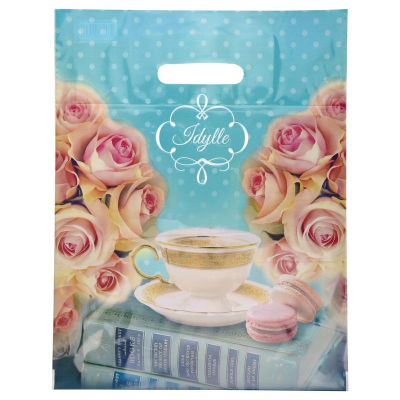 Пакет прорубная ручка Россия 31*40 см 60 мкм ПВД Идиллия  1 шт/уп 500 шт/кор