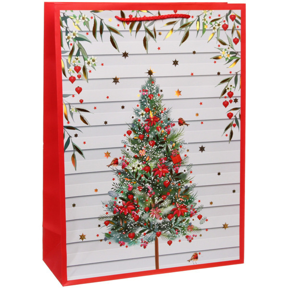 Пакет подарочный «Новогодняя суета» 31*42*12 см, микс