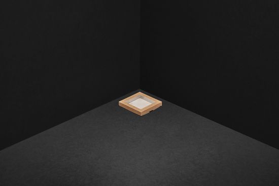 Упаковка квадратная с окном для шоколадной плитки