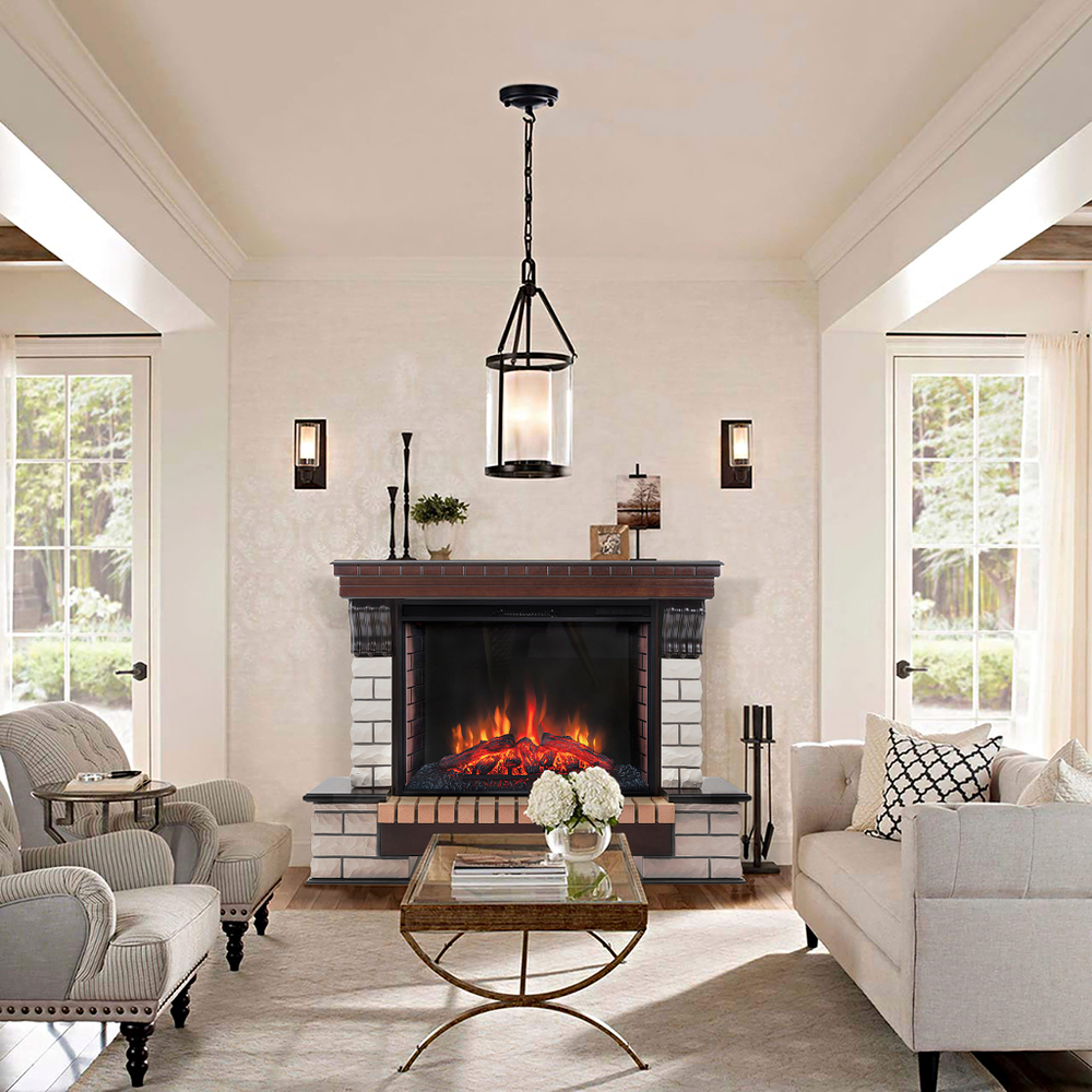 Каминокомплект Real Flame Country 33/33W AO с очагом Epsilon 33