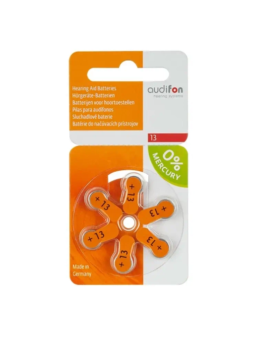 Батарейка для слуховых аппаратов ZA-13 AUDIFON