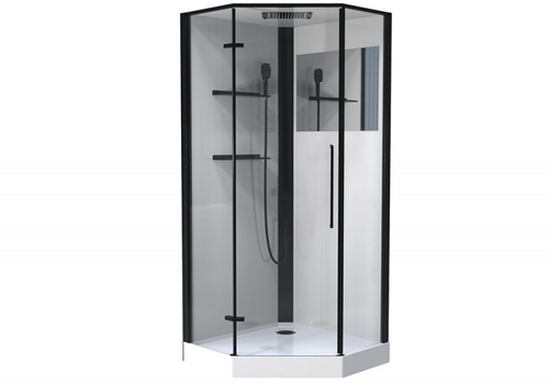 Душевая кабина Esbano ESKM90PRL 90x90x215 черный