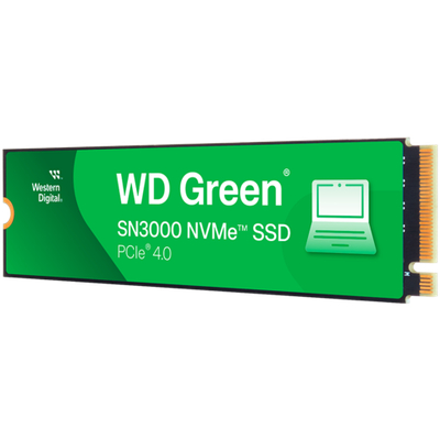 SSD POWERED BY SANDISK  Green SN3000 2TB M.2 2280 S3-M PCIe Gen4 x4 NVMe, Read/Write: 5000/4200 MBps, TBW: 250