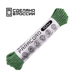 Паракорд 550 CORD nylon 10м световозвращающий (ultragreen)