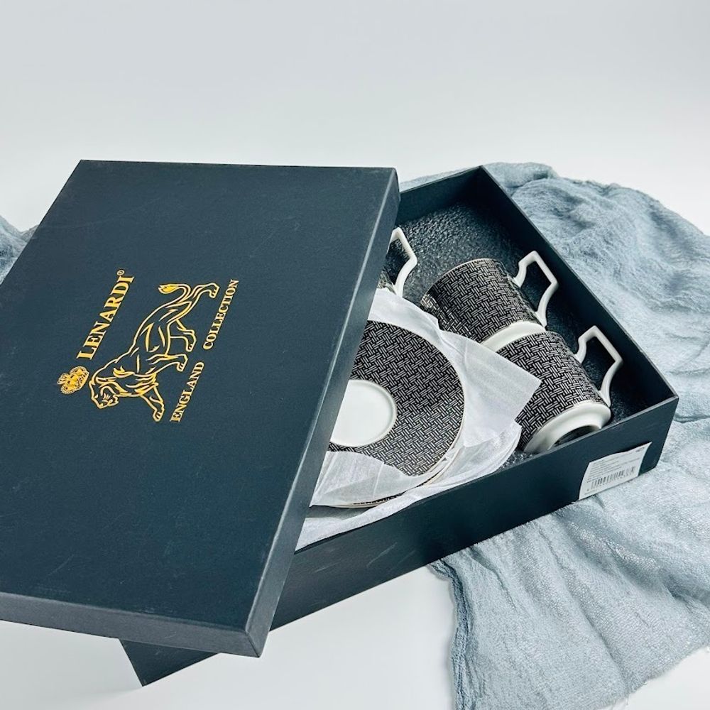 Lenardi 244-067 Кофейный набор 12пр. 130 мл в под.уп.(х12)Фарфор