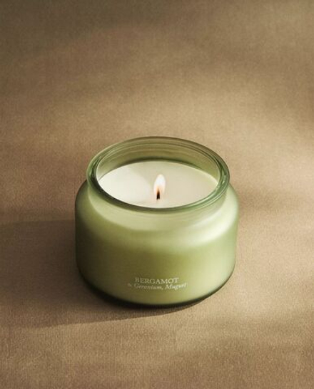 Zara Home - Ароматическая свеча bergamot & geranium, muguet, 240 г