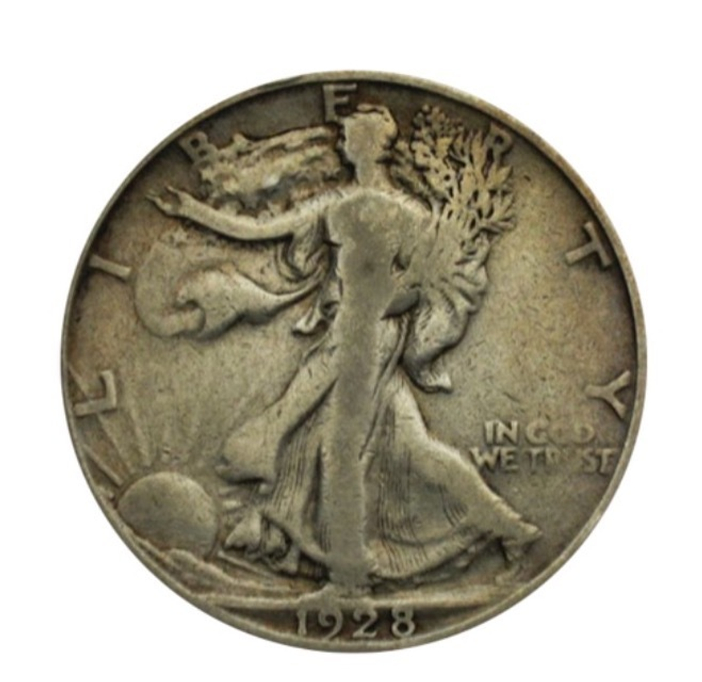 50 центов Walking Liberty 1928 S