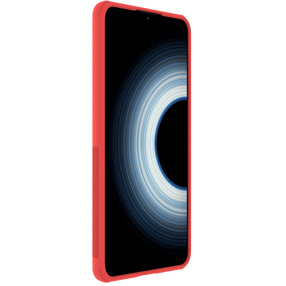 Чехол двухкомпонентный красного цвета от Nillkin для Xiaomi 12T и Redmi K50 Ultra, серия Super Frosted Shield Pro