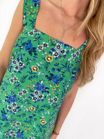 Сарафан с лентами зеленый 4