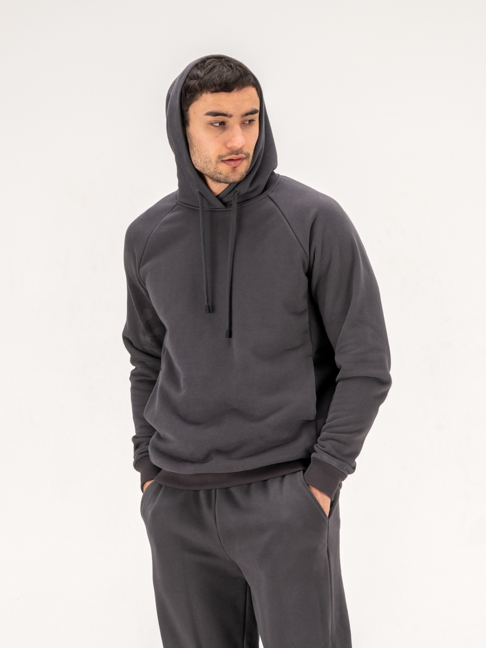 Костюм мужской спортивный (без начеса) Графит