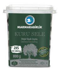 Маслины Marmarabirlik Kuru Sele 2XS черные вяленые с косточкой, 800 г, 2 шт