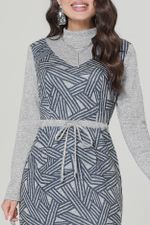 Платье Новый облик, принт DStrend (Акция)