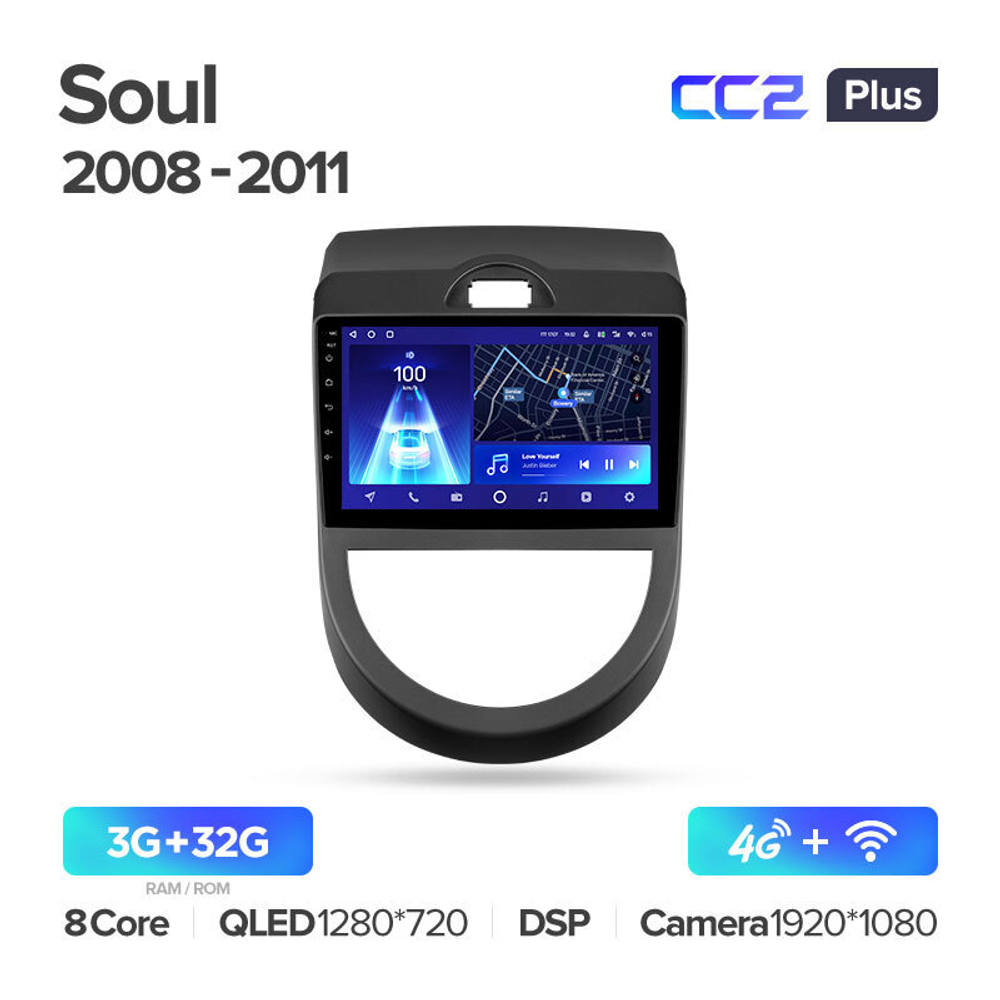 Teyes CC2 Plus 9" для KIA Soul 2008-2011