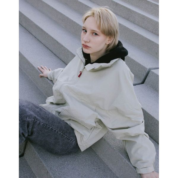 Ветровка Оверсайз Молоко - фото 5