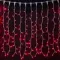 Светодиодный занавес 1*3 м., 420 разноцветных LED ламп, 24В., каучуковый белый провод, IP65, AUG420-8-1EPRGB