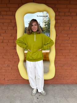 Олимпийка Zoe фисташка