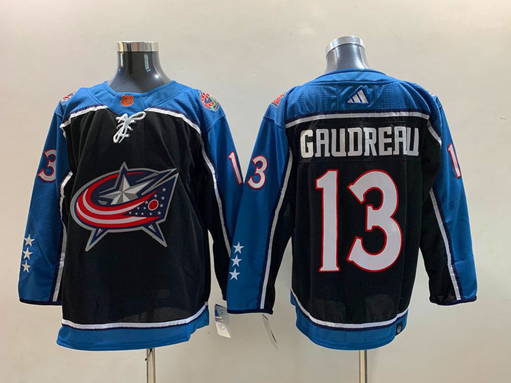 Купить хоккейный свитер НХЛ Columbus Blue Jackets  Джонни Годро в Москве - ADIDAS REVERSE RETRO 2022