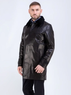 Куртка мужская кожаная, плащ мужской