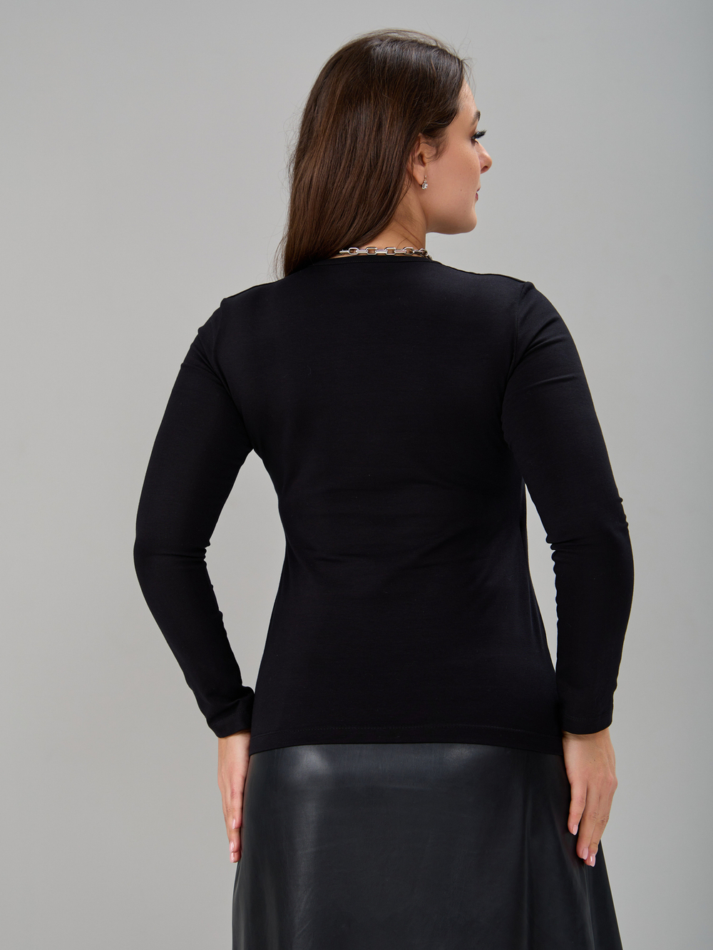 Лонгслив ЛНкл-081/черный