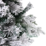 Елка «Заснеженная принцесса» 120 см, ПВХ, леска, резина с белым напылением (355 веток)