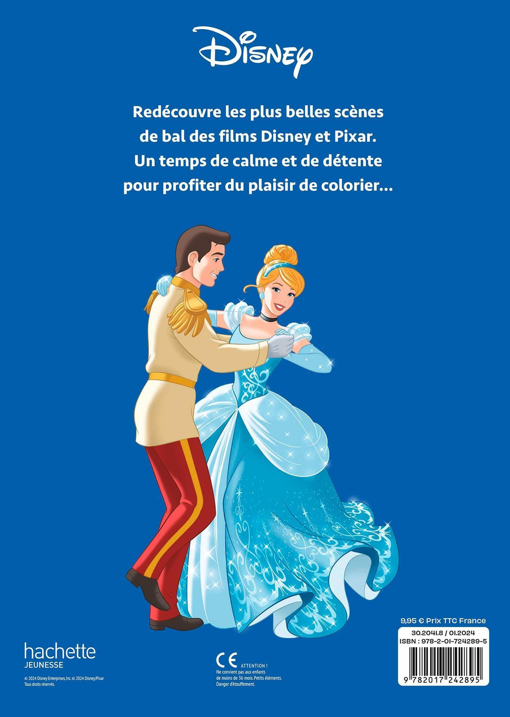 Hachette  раскраска по номерам  DISNEY TEENS - Atelier de coloriages - Scènes de Bal