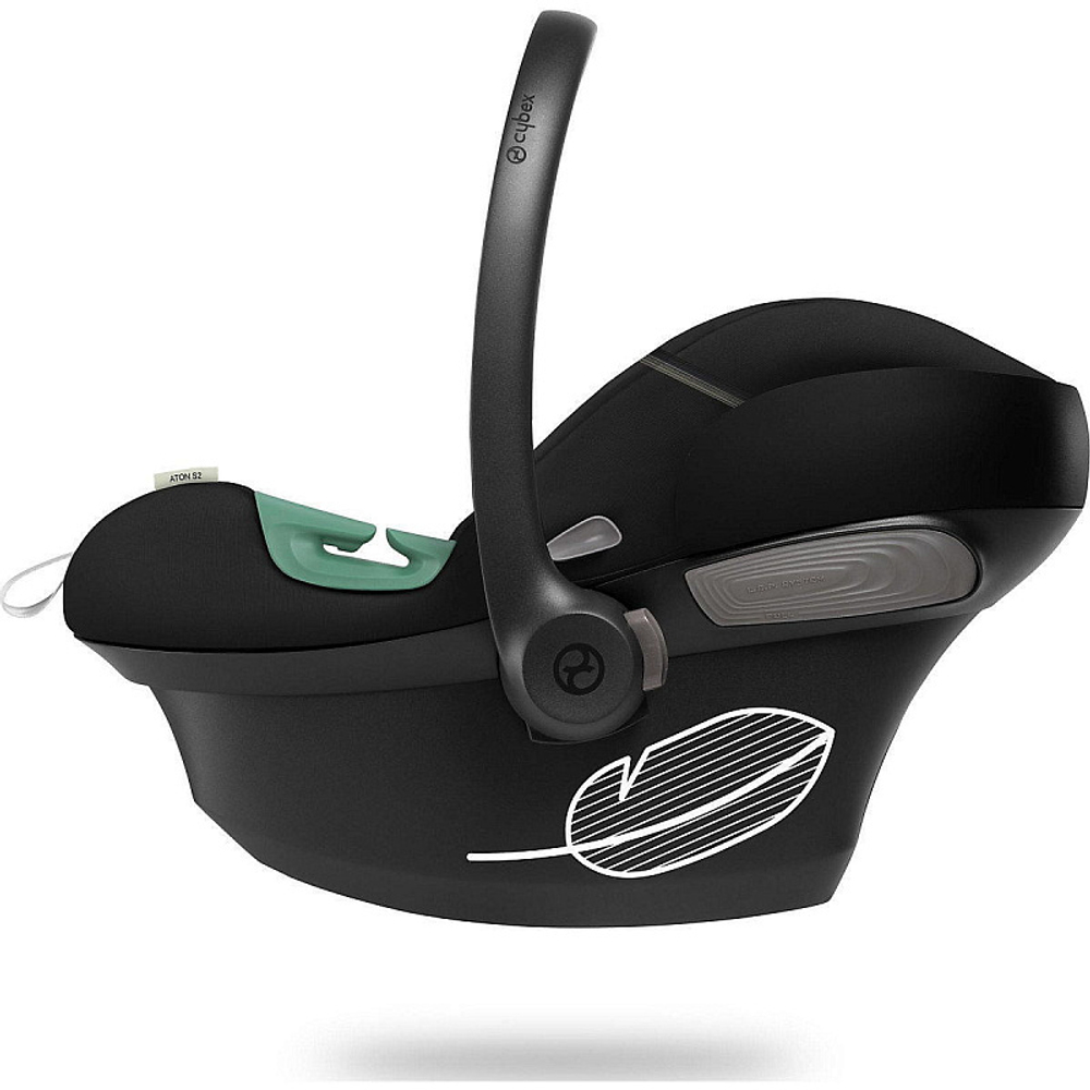 Коляска Cybex Balios S Lux TPE complete Aton S2 Moon Black 3 в 1 Seashell Beige с дождевиками