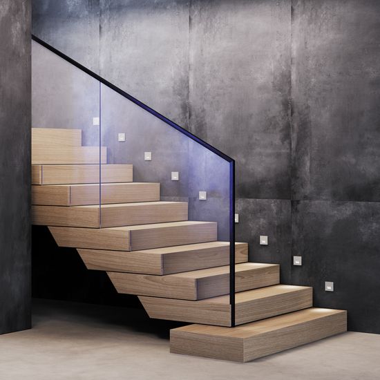 Подсветка светодиодная встраиваемая VOLTUM S70 с датчиком, (шелк)