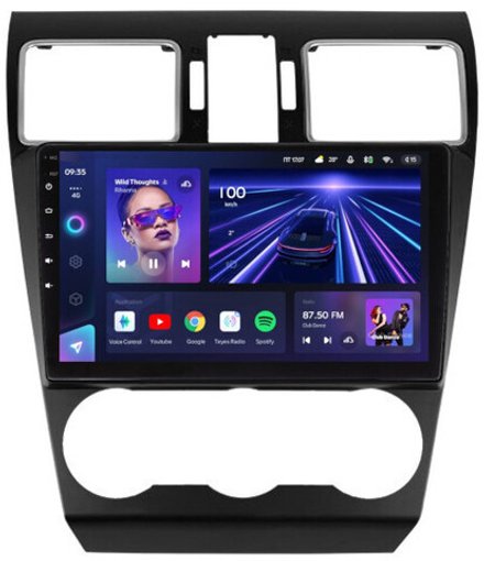 Магнитола для Subaru Forester, XV 2015-2018 - Teyes CC3 Android 10, ТОП процессор, 4/32 Гб, CarPlay, SIM-слот