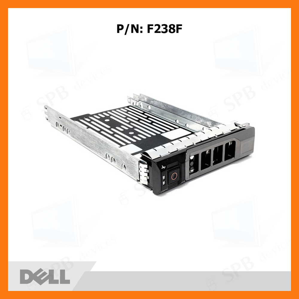 Салазки DELL 3.5 SATA SAS Tray Caddy F238F , для серверов DELL PowerEdge R и Т серий , F238F, 0F238F