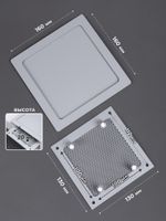 Вентиляционная Решетка РДН 160х160 серая